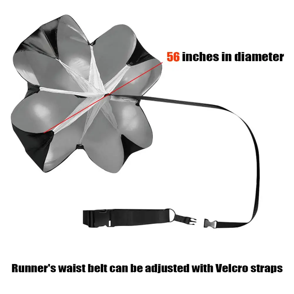 ehsyxslx Running Speed Training Resistance Parachute 56" | Improves Sprint & Acceleration in India - view 3