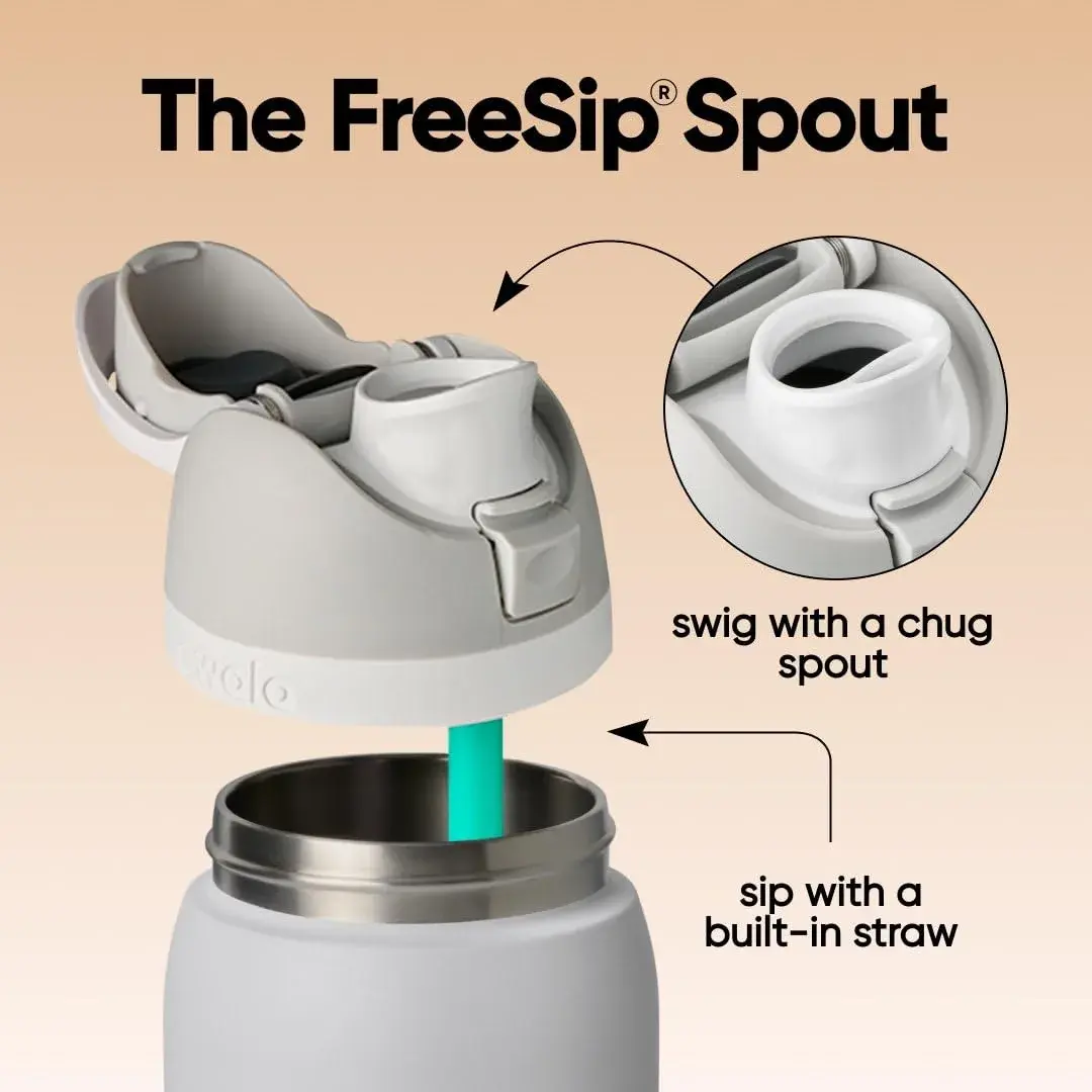 Owala FreeSip Insulated Stainless Steel Water Bottle 32 oz (946ml) | 24-Hour Cold Retention - view 2