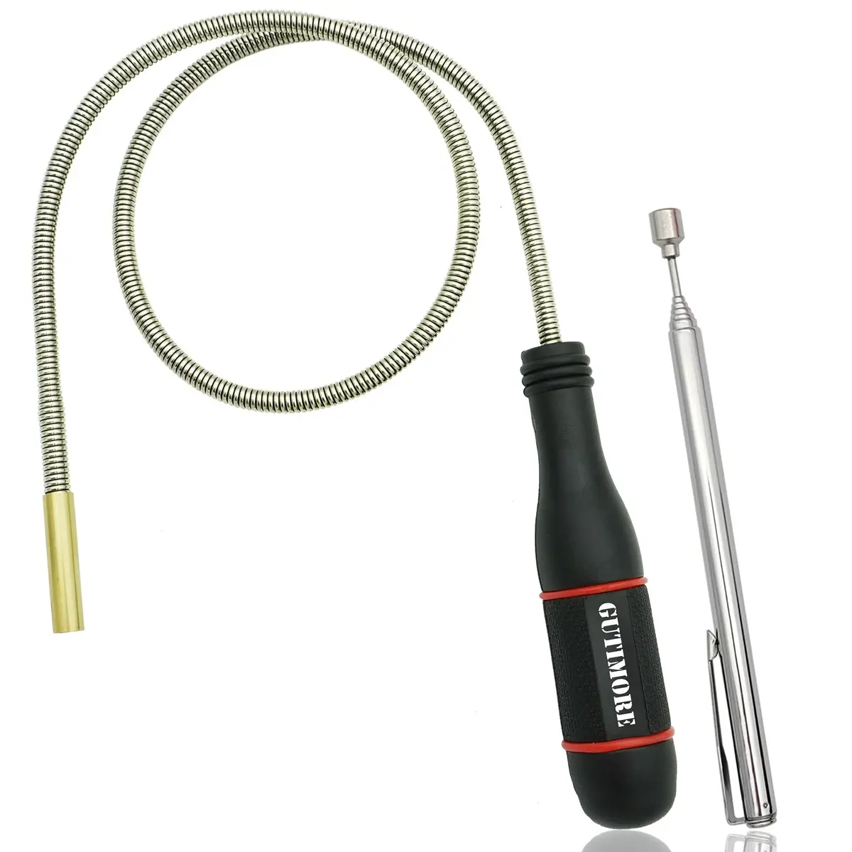 GUTIMORE Magnetic Snake Pickup, 25" Bendable 2LB Magnet Tool | Flexible Magnetic Pickup for Hard-to-Reach Places - view 2
