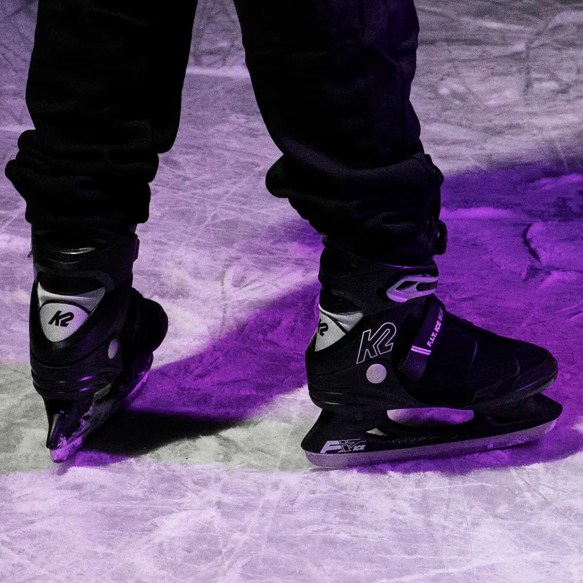 K2 F.I.T. Ice Boa Mens Ice Skates 2022 - Gray / 11.0 | Water-Resistant, Stability Plus Cuff, BOA Fit System - view 6