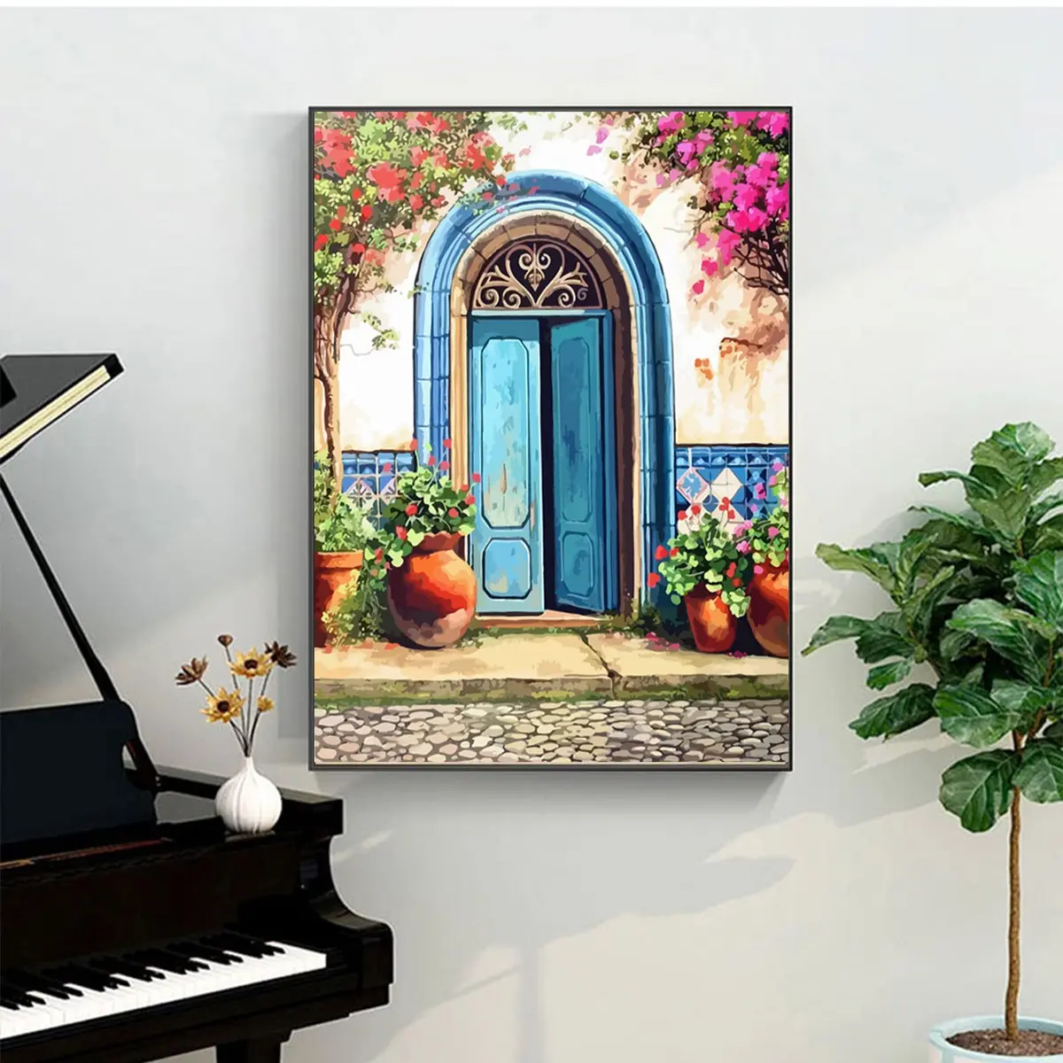 Amphol Paint by Numbers Kit 16"x20" | Easy DIY Canvas Art for Beginners & Kids - view 2