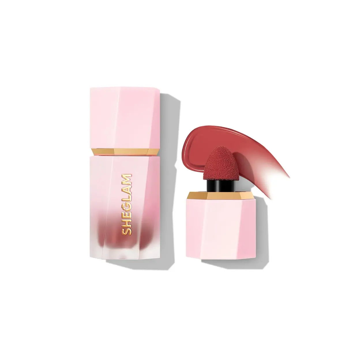 SHEGLAM Color Bloom Liquid Blush Makeup for Cheeks Matte Finish - Swipe Right 5.2ml (0.18 Fl Oz) | Hydrating Gel-Cream Formula - main product image