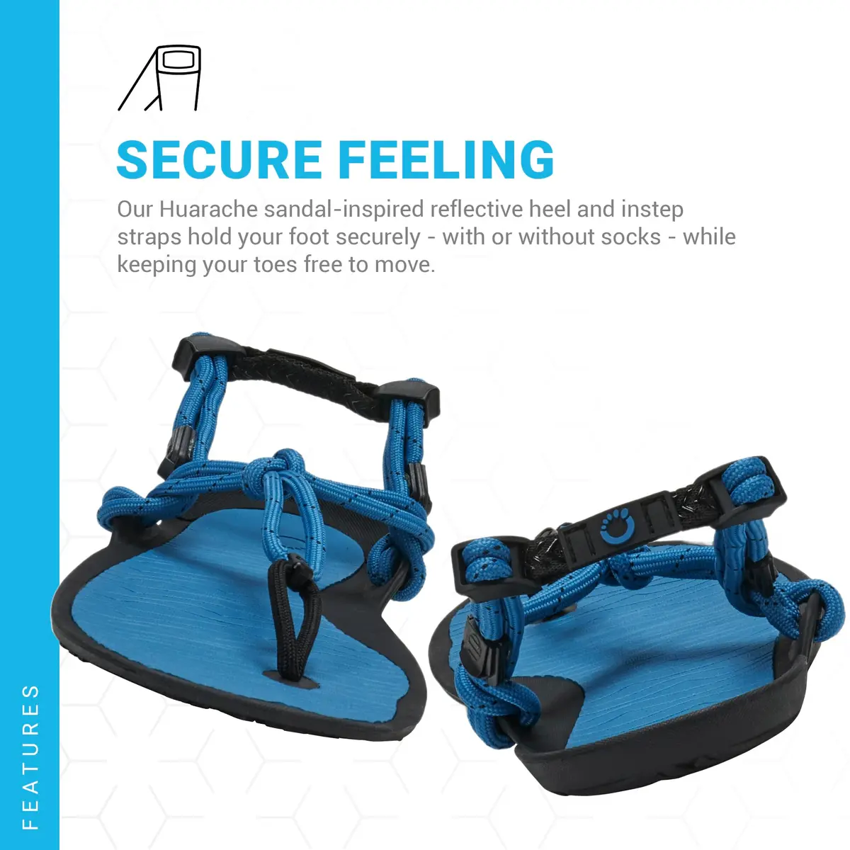 Xero Shoes Men's Aqua Cloud Barefoot Water Sandals, Blue Sapphire, 11 | Minimalist, Water-Resistant, Natural Fit - view 8