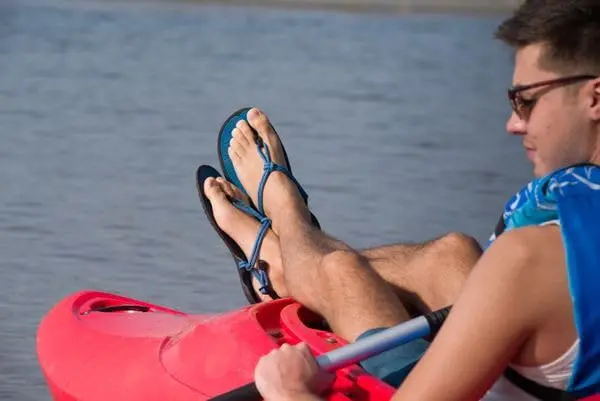 Xero Shoes Men's Aqua Cloud Barefoot Water Sandals, Blue Sapphire, 11 | Minimalist, Water-Resistant, Natural Fit - view 2