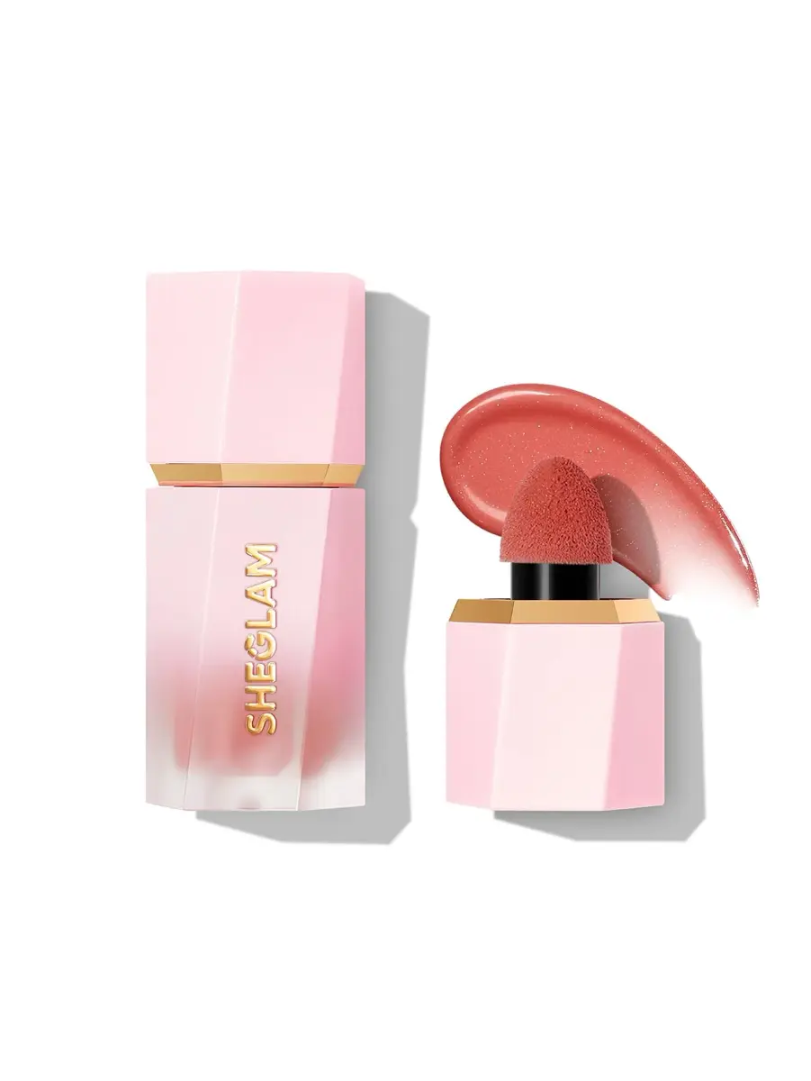 SHEGLAM Color Bloom Liquid Blush Makeup - Shimmer Devoted, Shimmer Finish 5.2ml - main product image