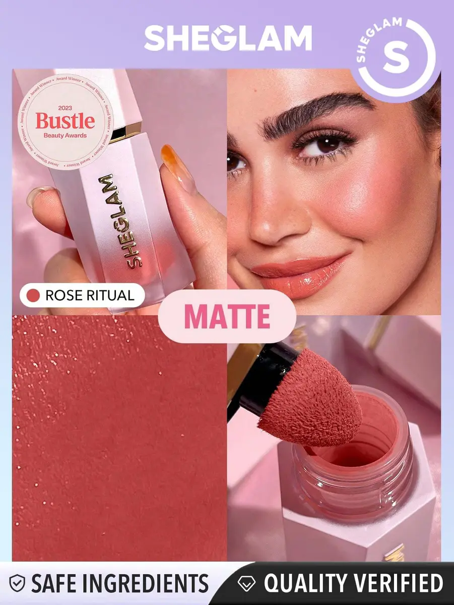 SHEGLAM Color Bloom Liquid Blush for Cheeks 0.18 Fl Oz | Matte Finish, Hydrating, Waterproof - view 7