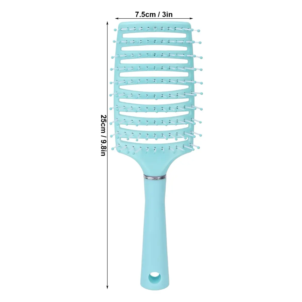 Yinhing Vented Paddle Hair Brush Blue | Detangling & Styling for Thick Straight Hair - view 8