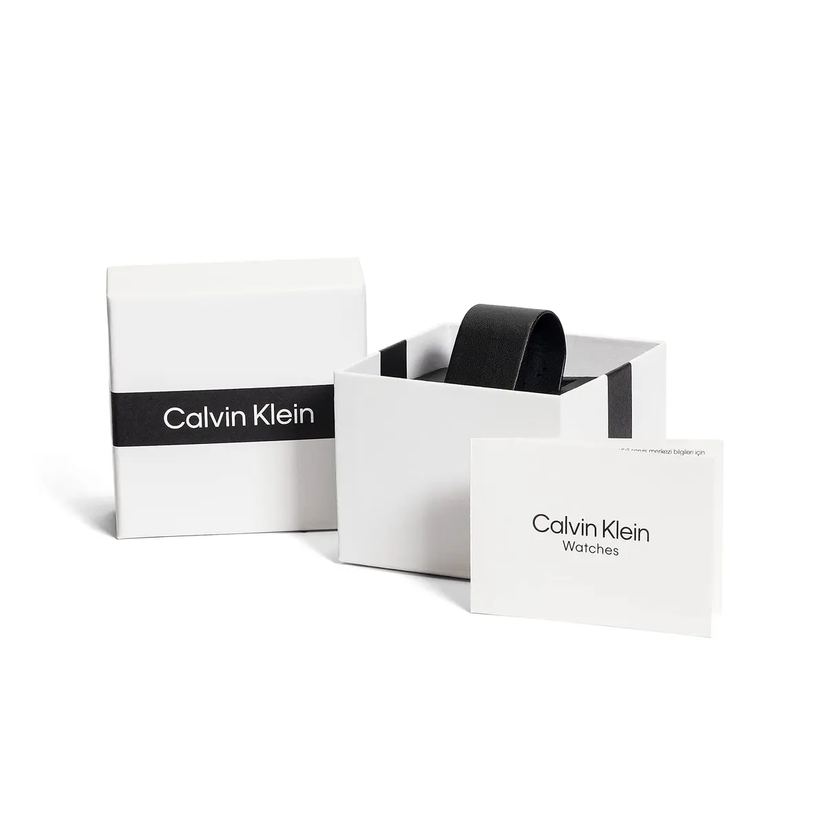 Calvin Klein Men's Quartz Watch 42mm | Black Leather Strap & Stainless Steel Case - view 3