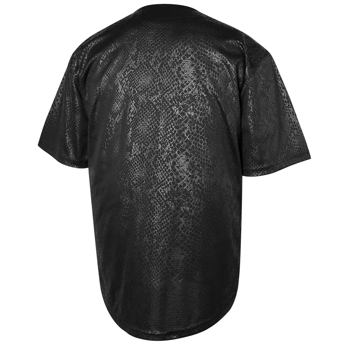 JKNAKN XX-Large Black Sn Baseball Jersey | Lightweight, Classic Button Down, Perfect for Sports & Casual Wear - view 3