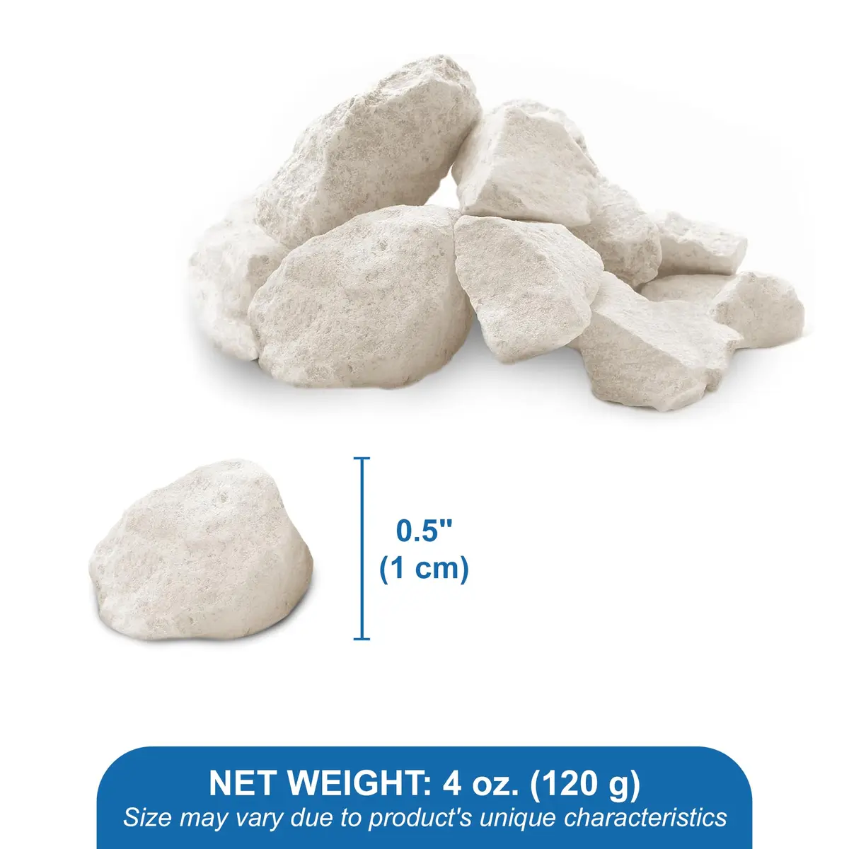 SunGrow Shrimp Rocks for Aquarium, 120g (4.23 oz) | Calcium Stones for Shrimp, Snails, Crabs & Crayfish - view 6