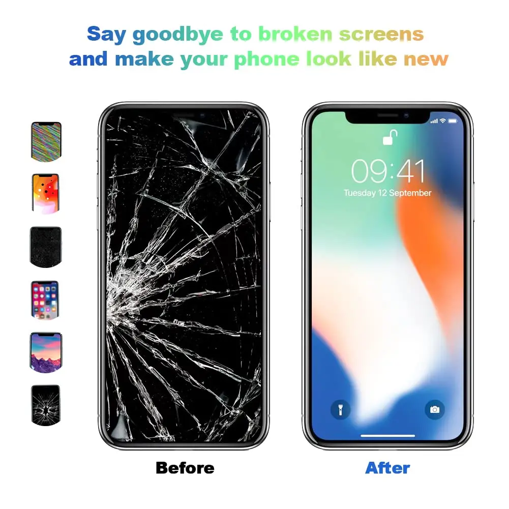 EFAITHFIX iPhone XS OLED Screen Replacement 5.8 Inch | Full Assembly with Tools & Waterproof Adhesive - view 5