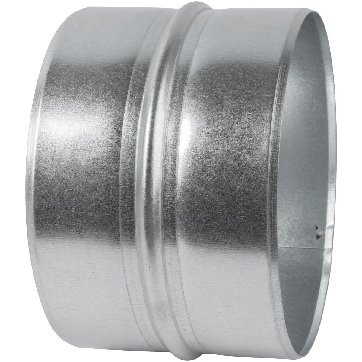 Vent Systems 6'' Inch Galvanized Steel Duct Connector | Round Ventilation Duct Extension for HVAC & Industrial Use - main product image