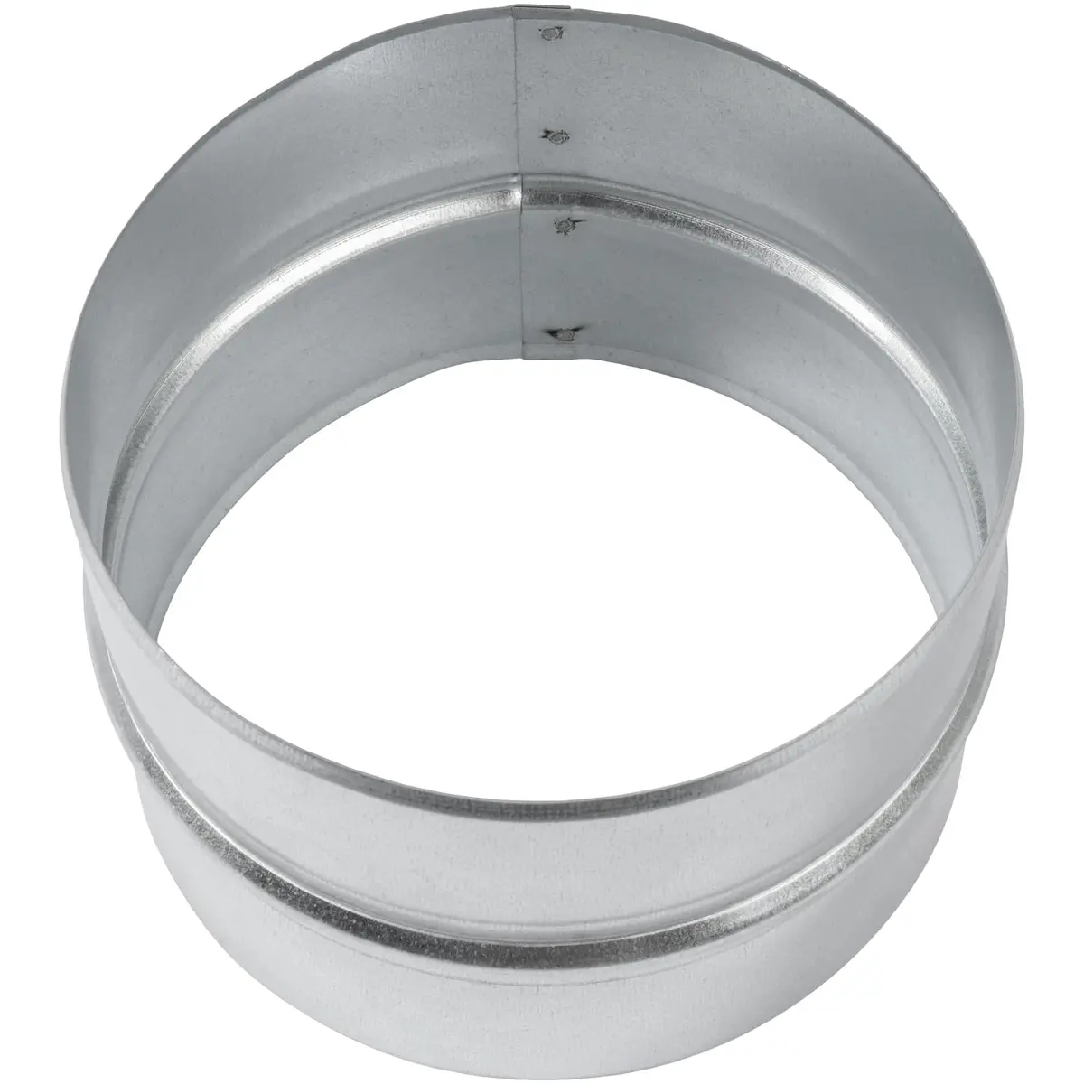 Vent Systems 6'' Inch Galvanized Steel Duct Connector | Round Ventilation Duct Extension for HVAC & Industrial Use - view 7