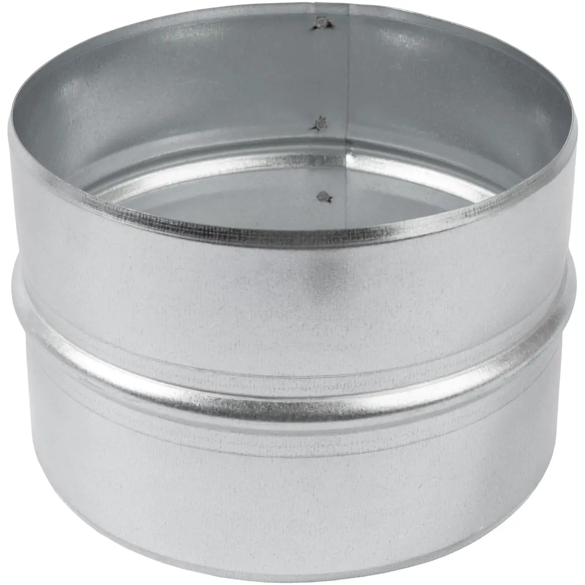 Vent Systems 6'' Inch Galvanized Steel Duct Connector | Round Ventilation Duct Extension for HVAC & Industrial Use - view 8