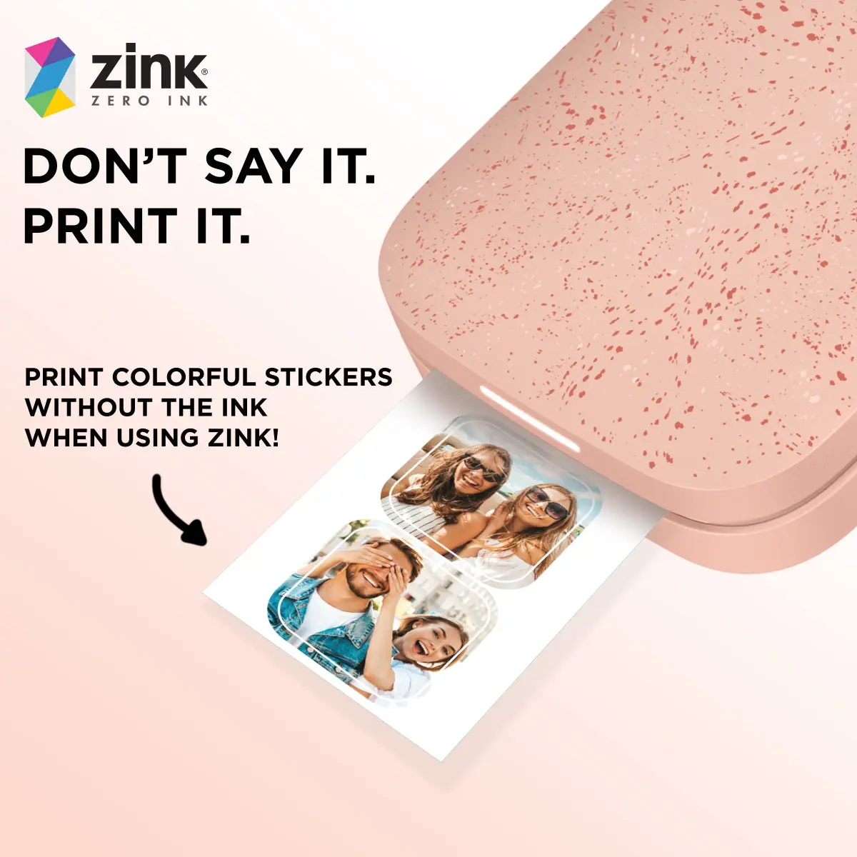 HP Sprocket 2x3” Premium Zink Pre-Cut Sticker Photo Paper, 30 Sheets (7.62x5.08 cm) | Fade-Resistant & Smudge-Proof - view 3