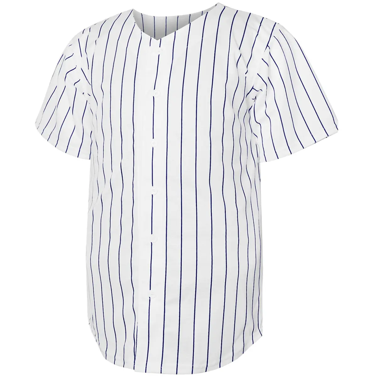 JKNAKN White Shirt Small | Classic Short Sleeve Baseball Jersey for Men - view 2