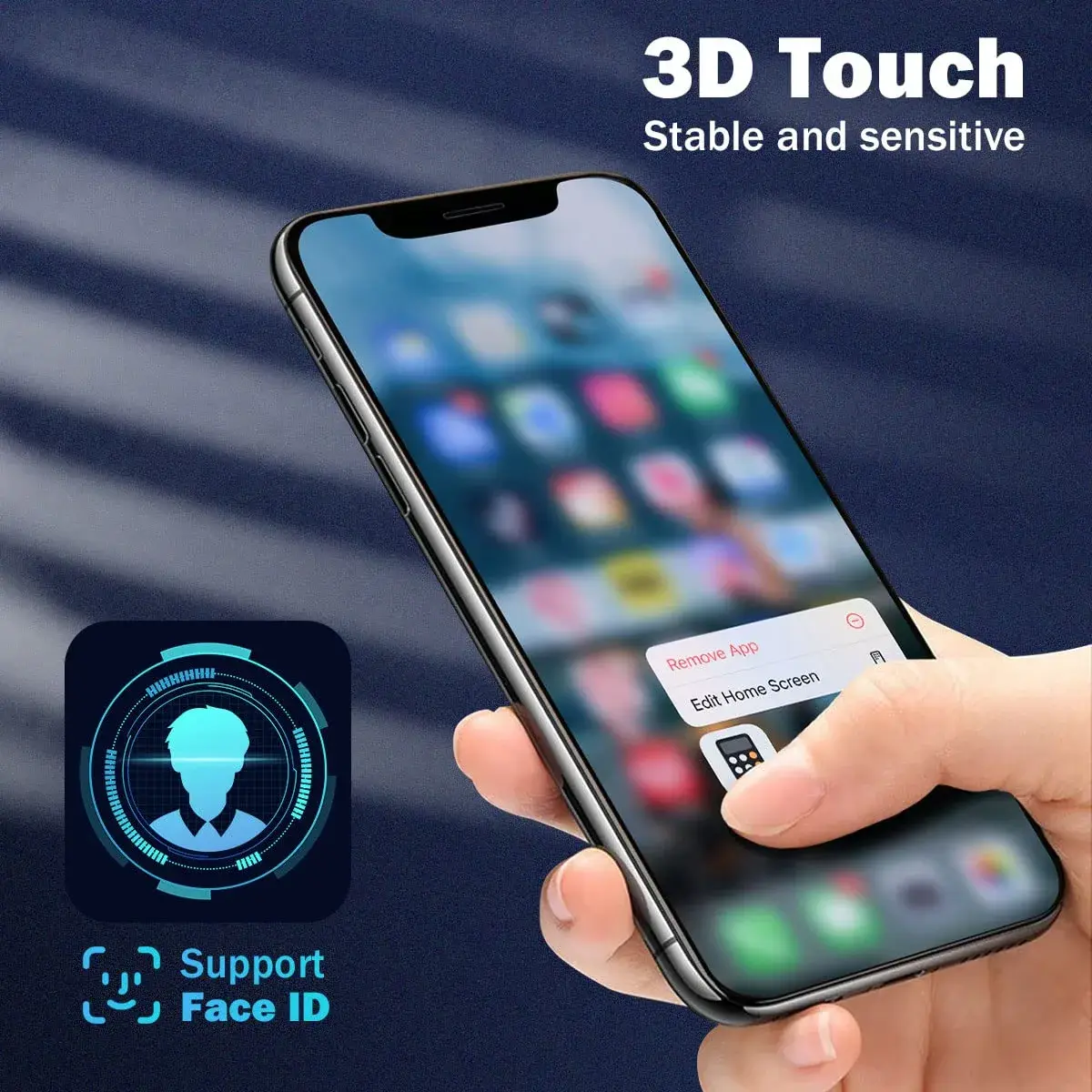 SIMDOG OLED Screen Replacement for iPhone XS MAX (6.5 inch) | TrueTone Programmable, Face ID Remains - view 2