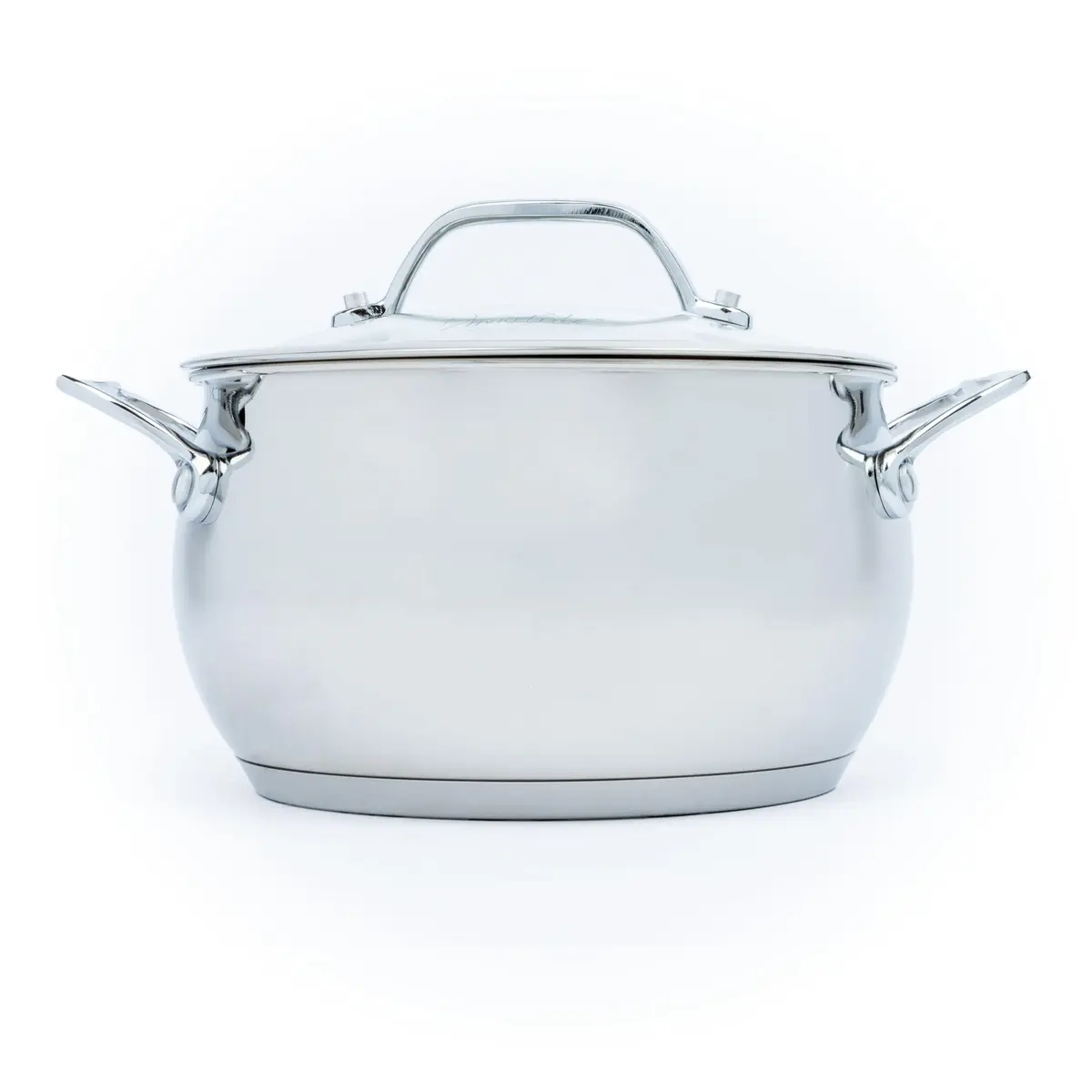 David Burke Splendor Stainless Steel 3-Quart Dutch Oven with Glass Lid | 2.83 kg (6.3 lb) Cookware - view 5