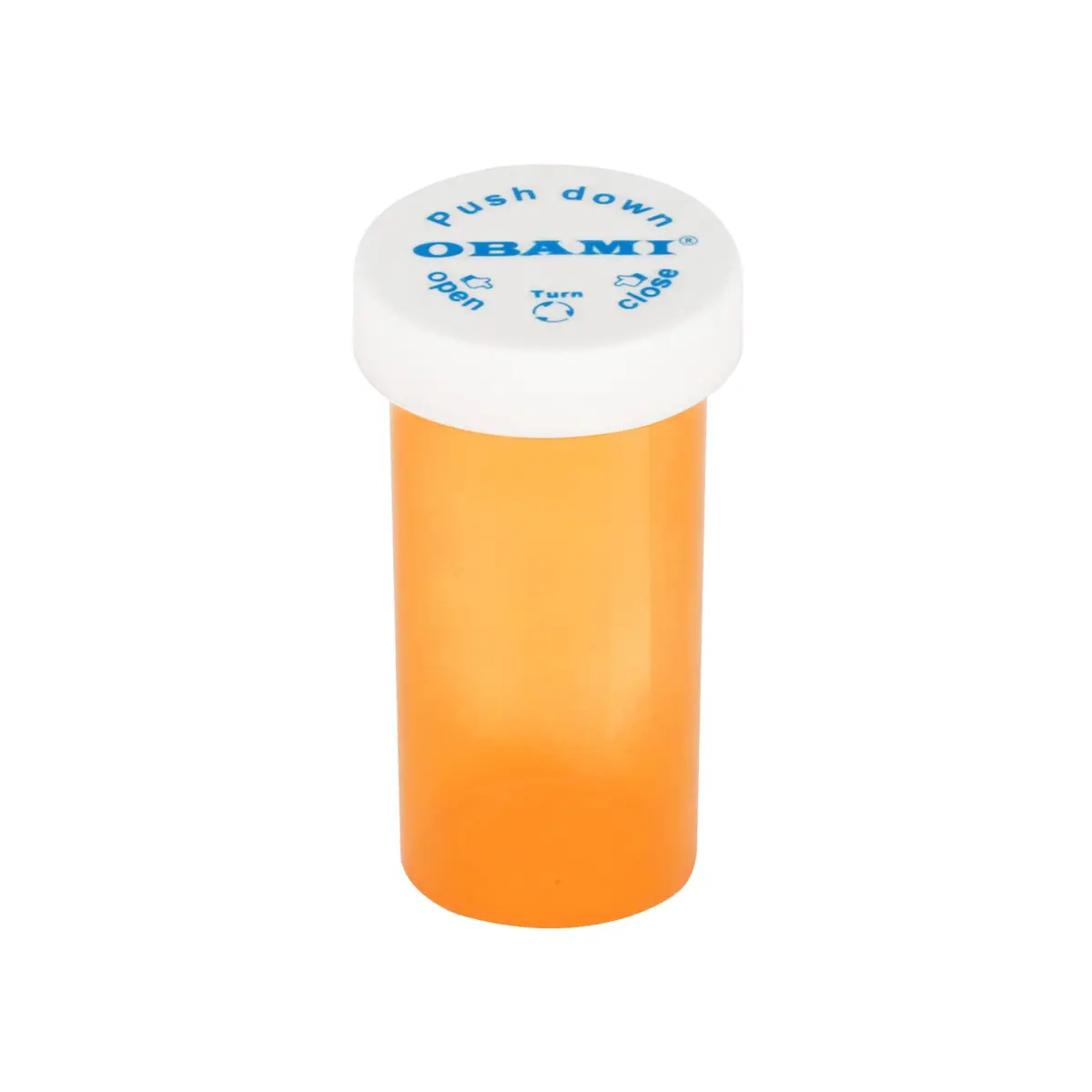 Obami 13 Dram (52ml) Orange Medicine Pill Bottles with Child-Resistant Caps - 12 Count | Perfect for Travel & Pharmacy Use - view 5