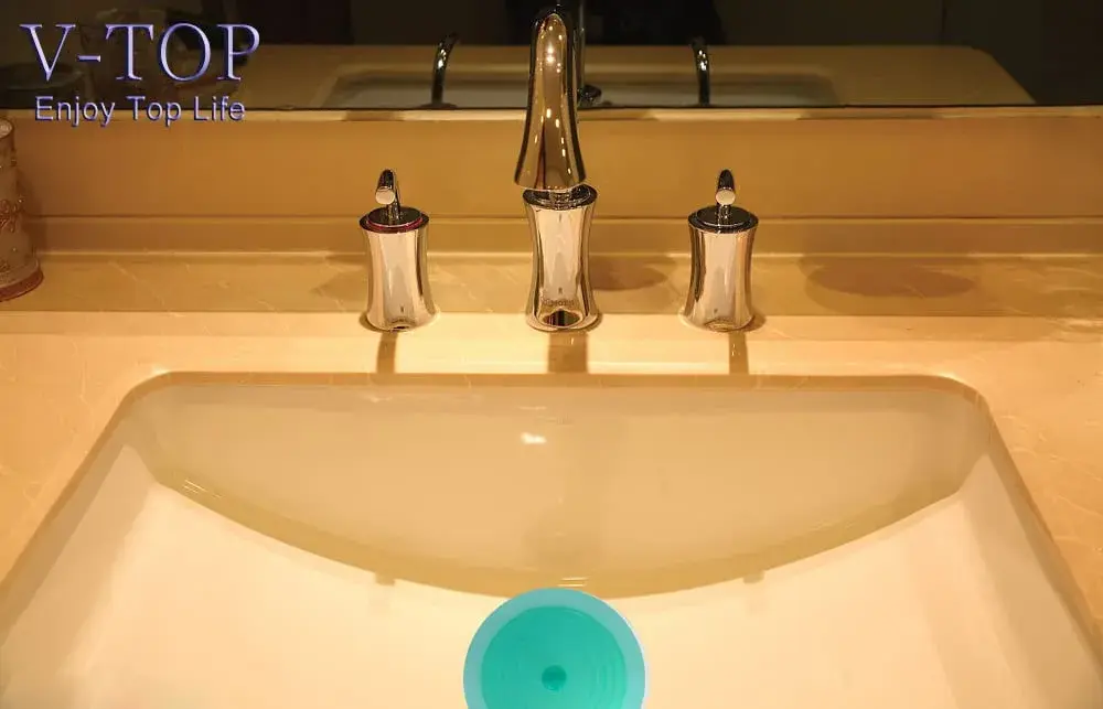 V-TOP 6" Green Transparent Silicone Tub Stopper - Pack of 2, Universal Fit Drain Plug for Kitchen & Bath - view 6