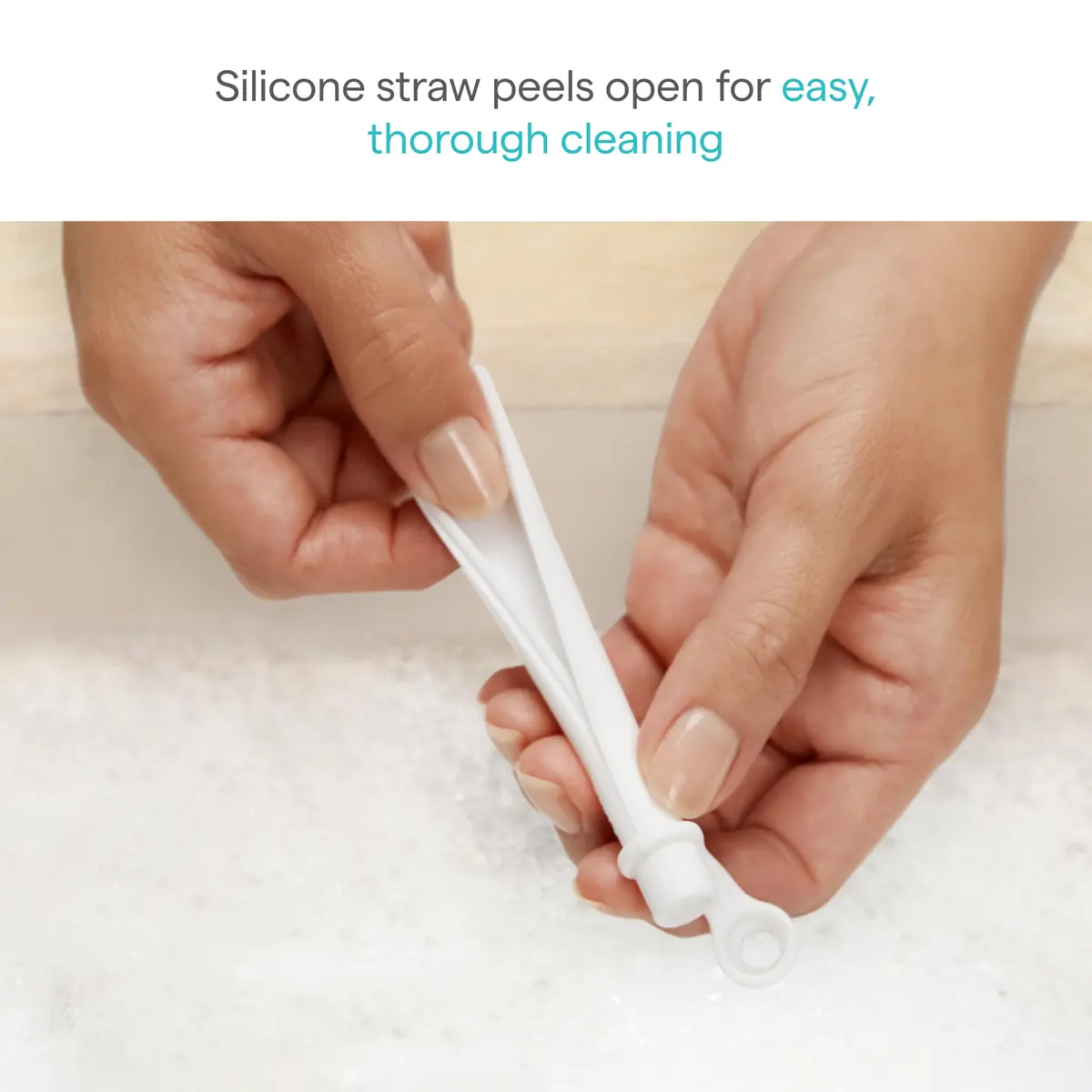 Munchkin Simple Clean Straw Cups for Toddlers 1-3, 10 Ounce (296ml), 2-Pack | Spill-Proof Toddler Cups - view 3