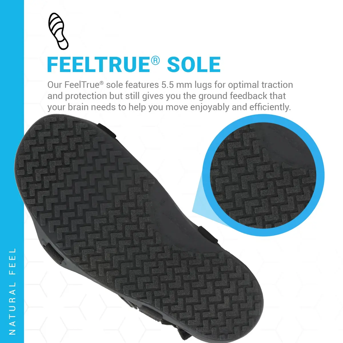 Xero Shoes Z-Trek Barefoot Hiking Sandals Black 11 | Minimalist Trail Footwear for Women - view 5