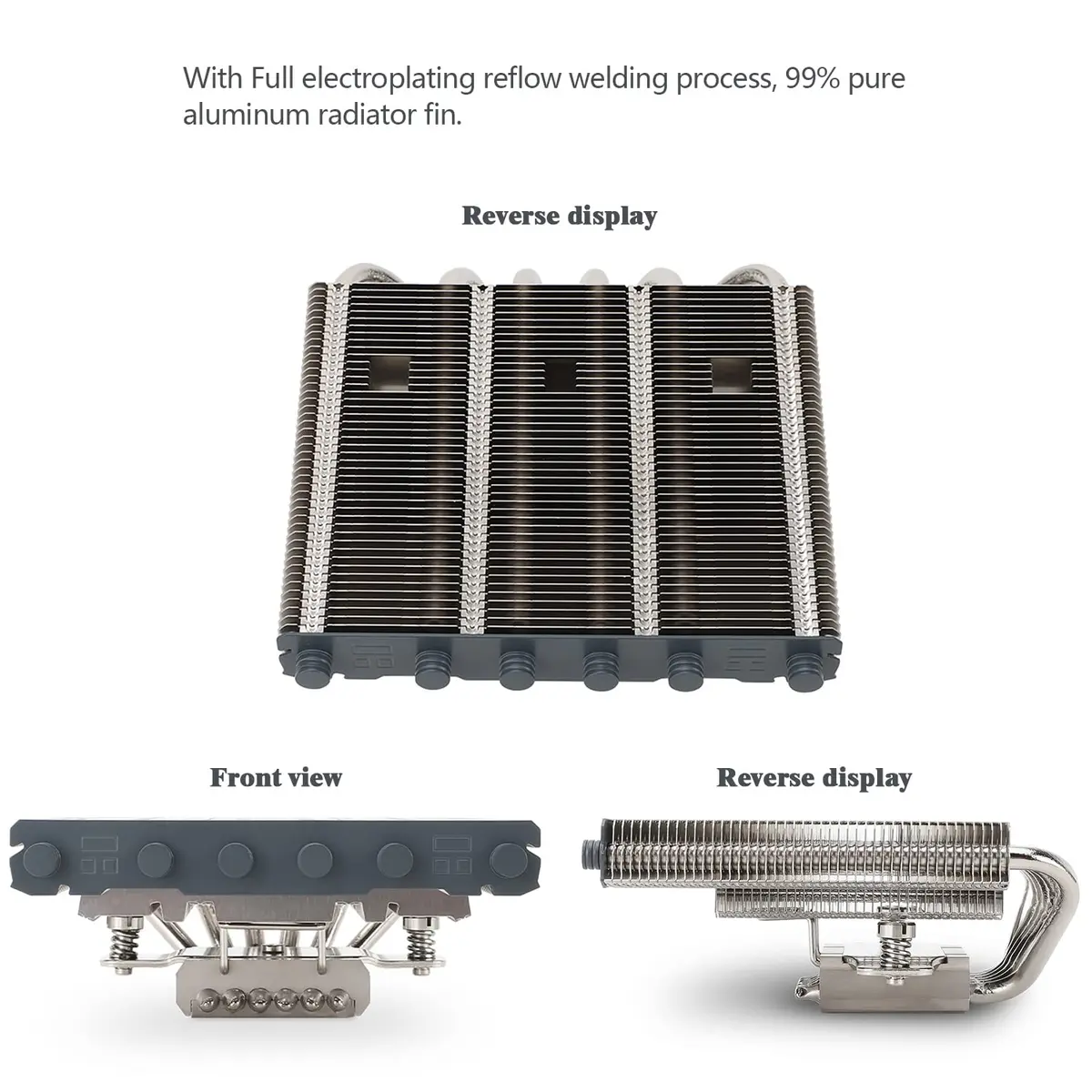 Thermalright AXP120-X67 Low Profile CPU Air Cooler 67mm Height | 6 Heat Pipes, 120mm PWM Fan, LGA 1700/AM4 Compatible - view 7