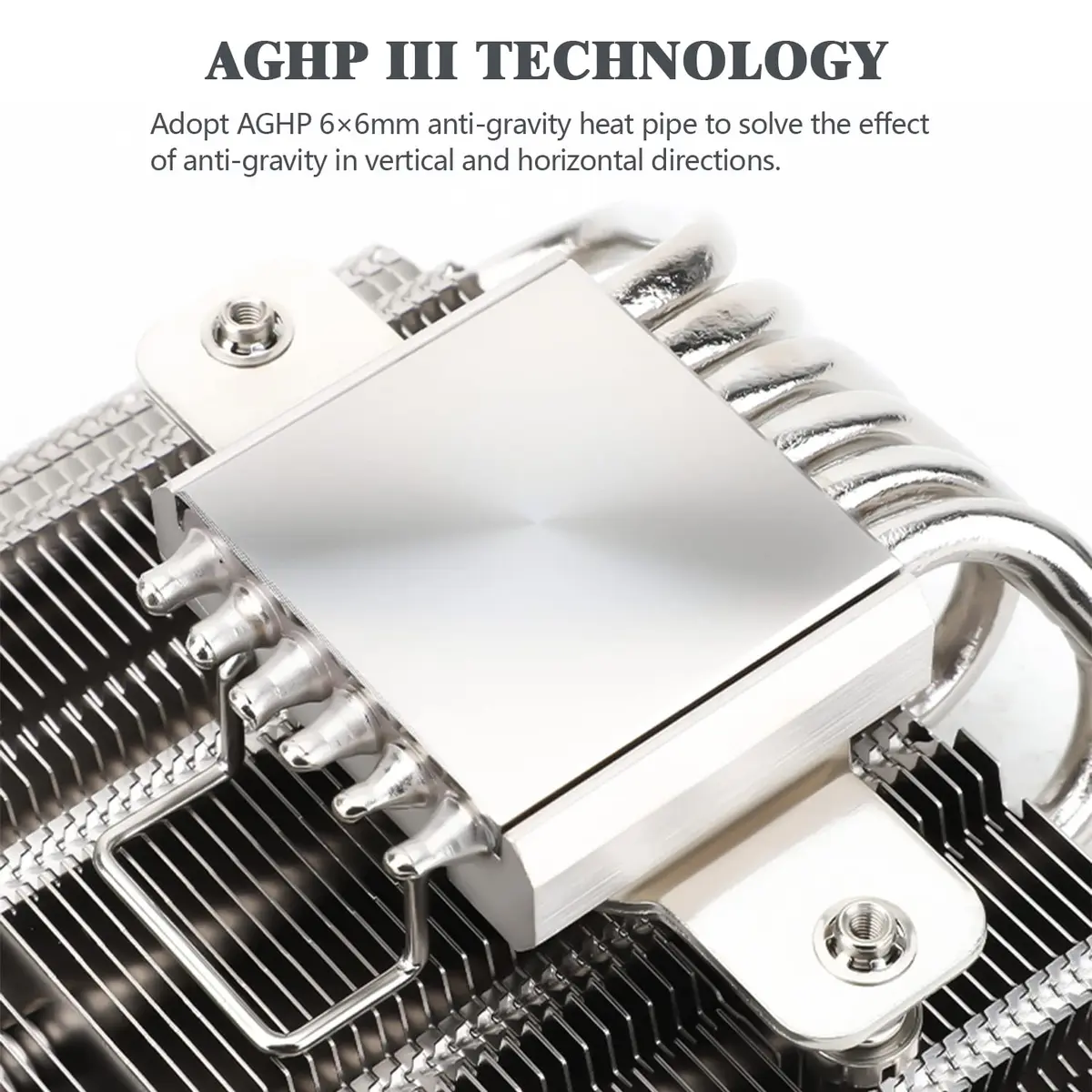 Thermalright AXP120-X67 Low Profile CPU Air Cooler 67mm Height | 6 Heat Pipes, 120mm PWM Fan, LGA 1700/AM4 Compatible - view 2