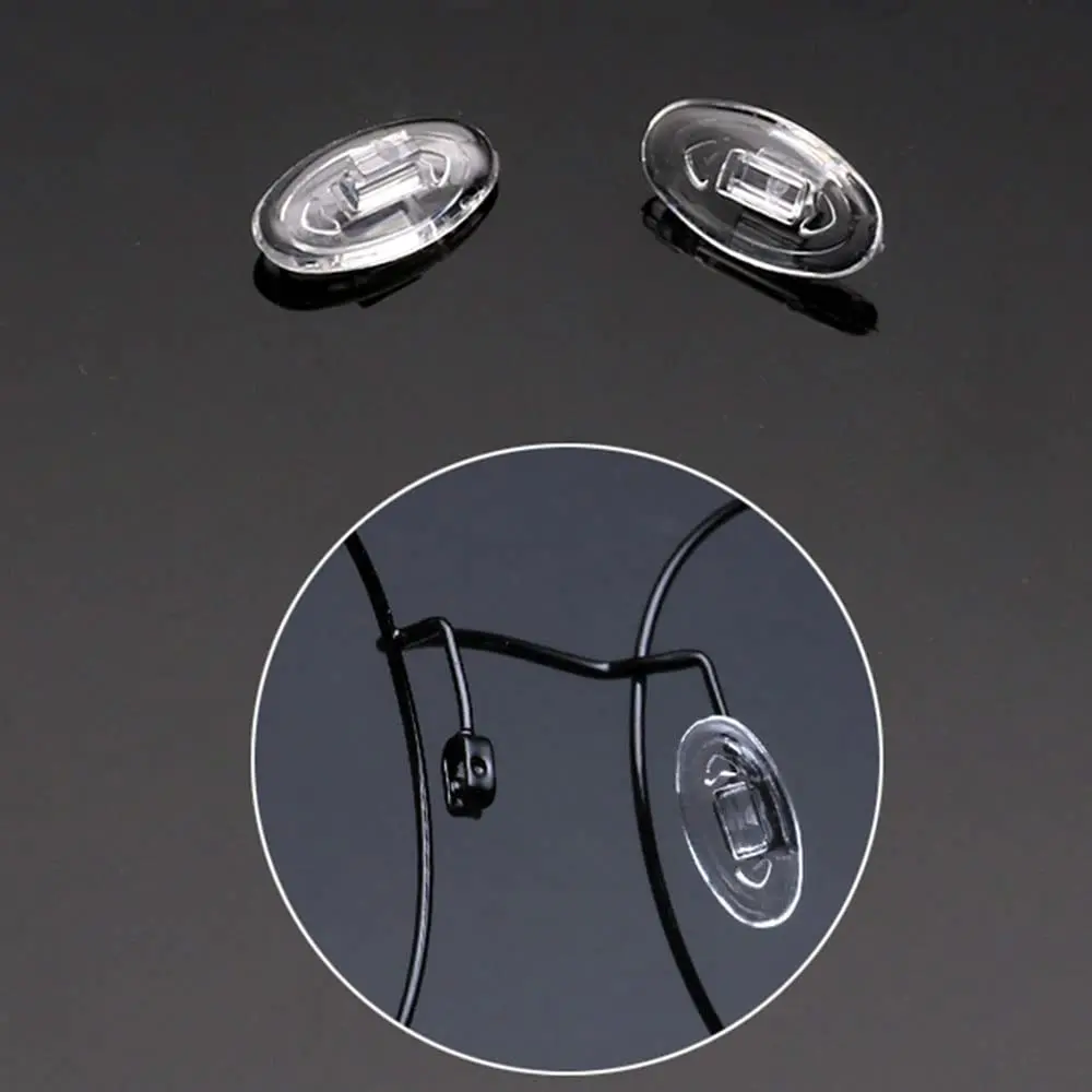 QYAJS 13mm Eyeglass Nose Pads Silicone Push-in Replacement for Oakley/Maui | Soft Silicone, 5Pairs - view 2