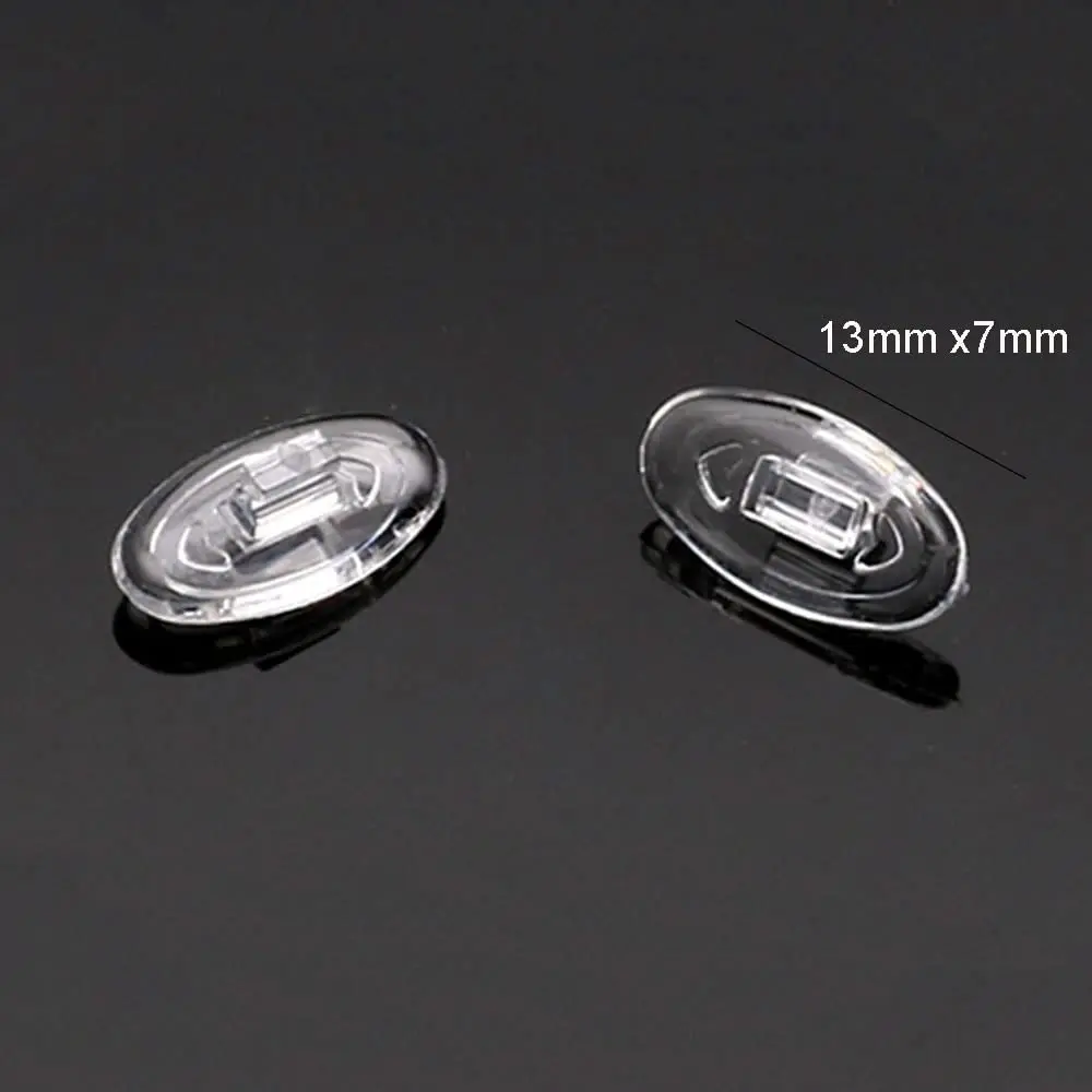 QYAJS 13mm Eyeglass Nose Pads Silicone Push-in Replacement for Oakley/Maui | Soft Silicone, 5Pairs - view 3