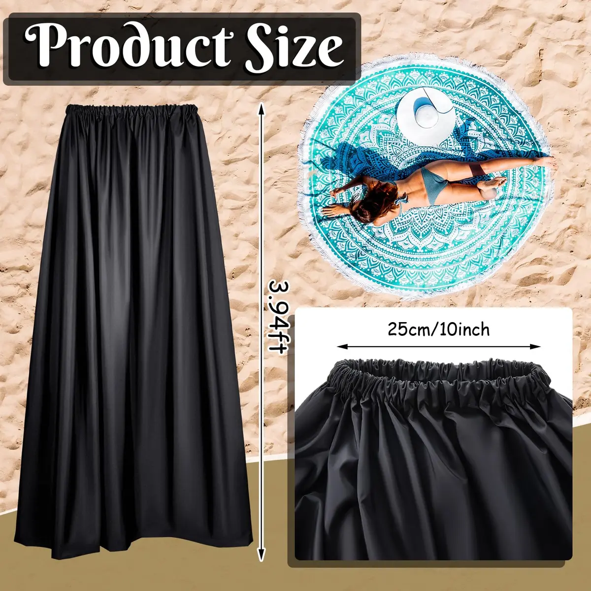 Chuarry Portable Dressing Room Privacy Shelter 3.94ft | Instant Outdoor Changing Tent - view 3
