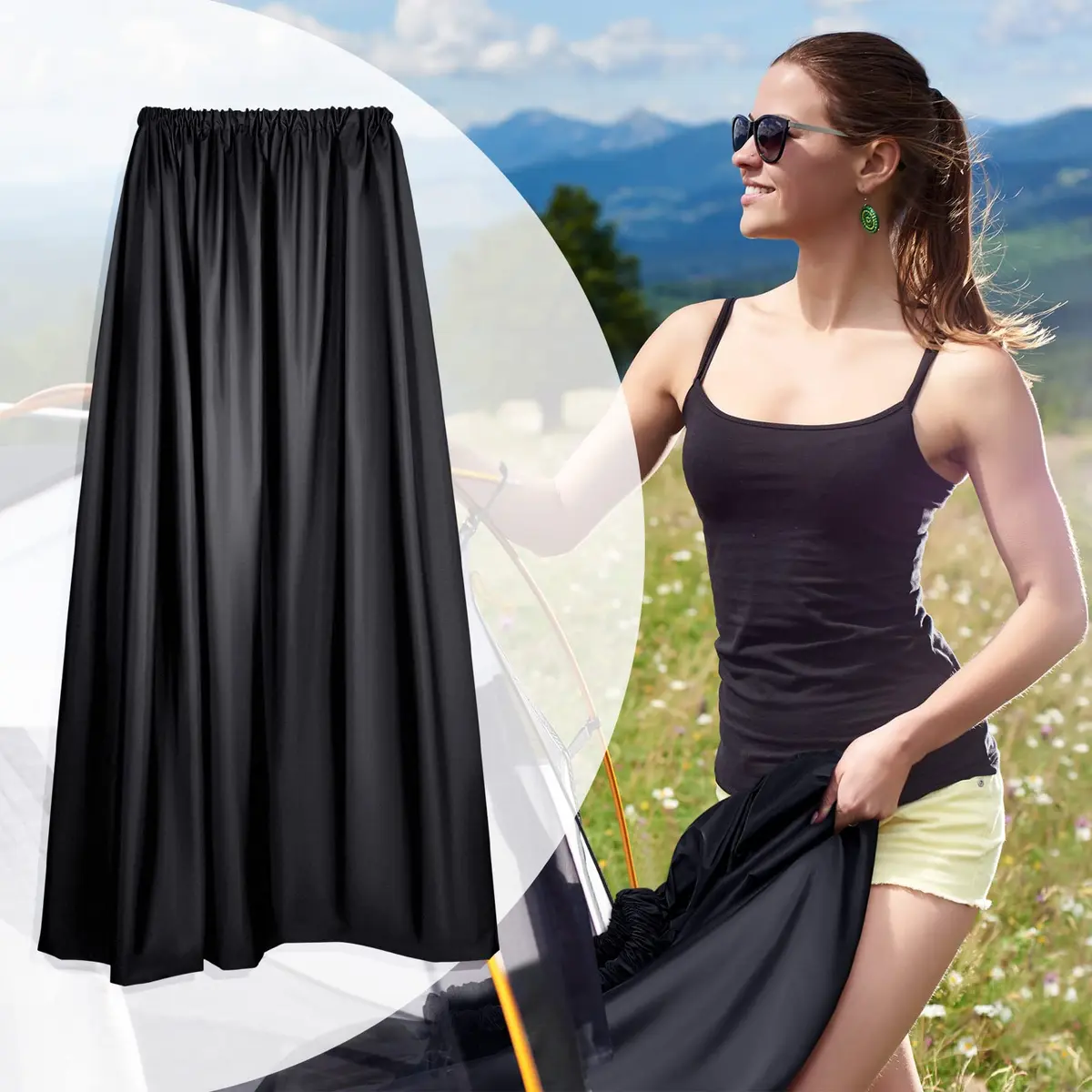 Chuarry Portable Dressing Room Privacy Shelter 3.94ft | Instant Outdoor Changing Tent - view 4
