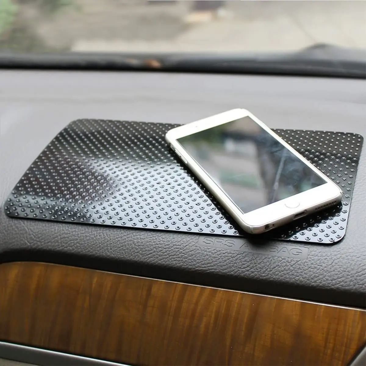 BLAU GRUN 10.6 in x 5.9 in Car Dashboard Anti-Slip Mat | Waterproof, Eco-Friendly, Universal Fit - view 6
