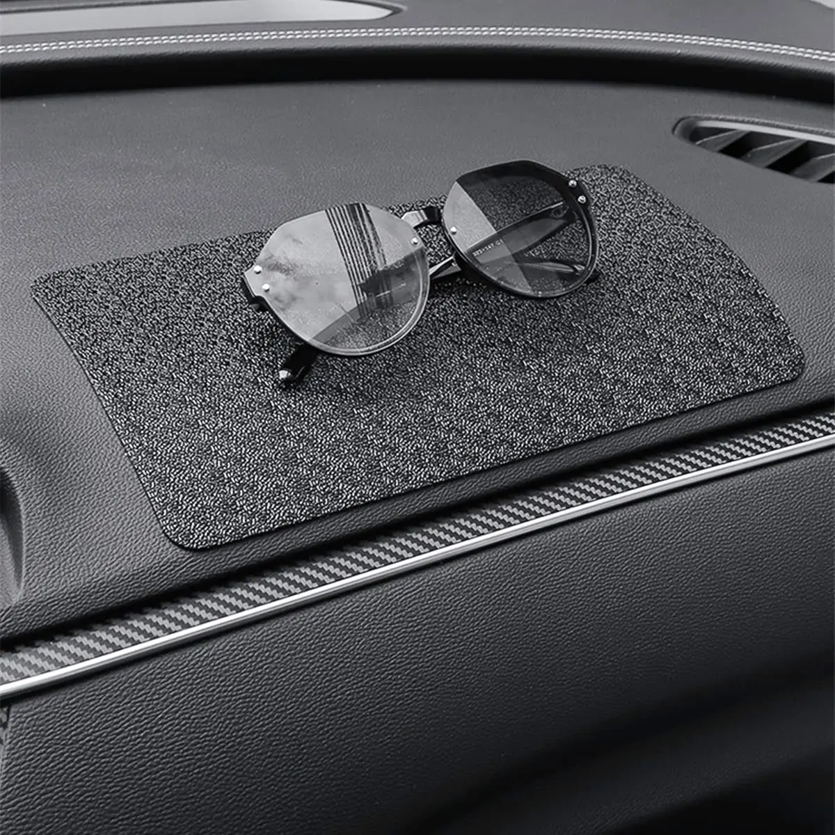 BLAU GRUN Universal Car Dashboard Anti-Slip Mat 27cm (10.6 Inch) x 15cm (5.9 Inch) | Holds Phones, Keys & More on Bumpy Roads - view 7