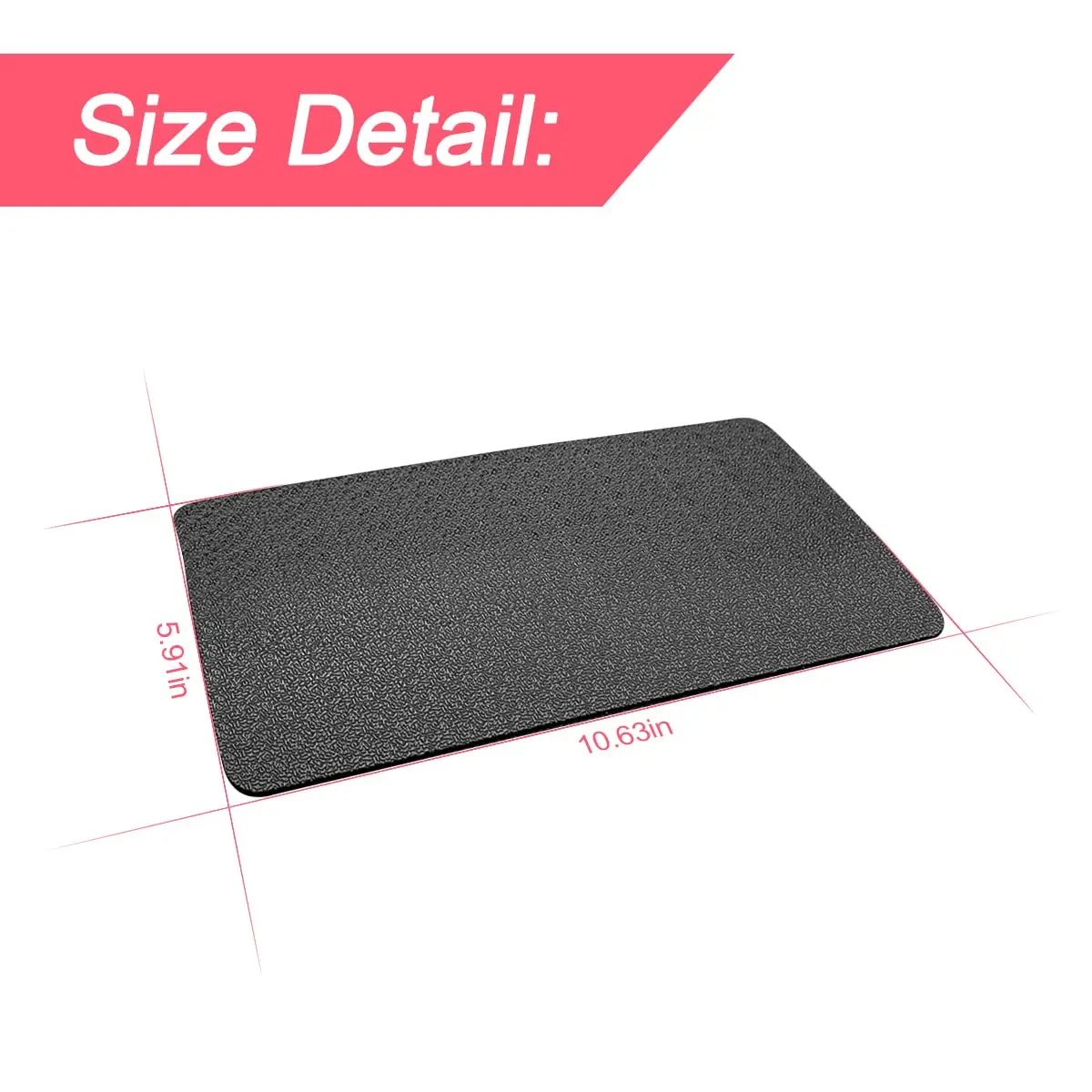 BLAU GRUN Universal Car Dashboard Anti-Slip Mat 27cm (10.6 Inch) x 15cm (5.9 Inch) | Holds Phones, Keys & More on Bumpy Roads - view 2