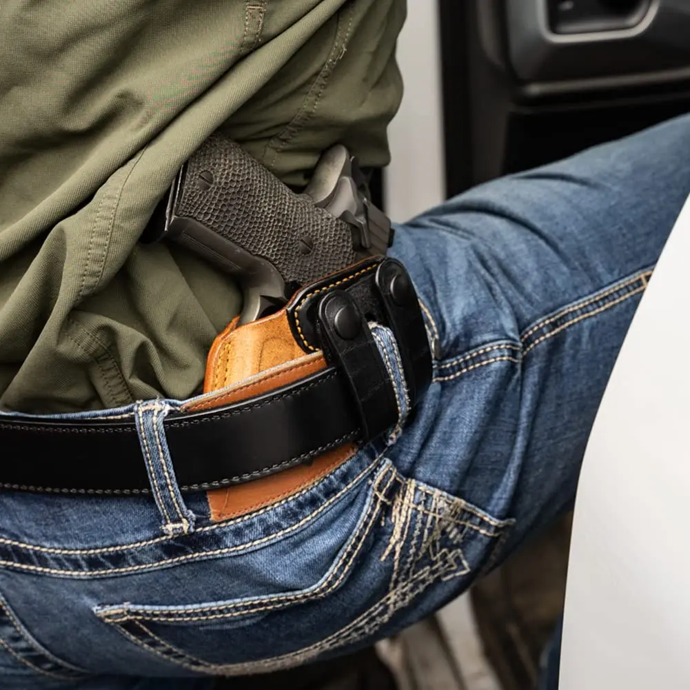 Galco Royal Guard 2.0 IWB Holster for Glock 42, Sig Sauer P365, P365X | Durable Horsehide, Concealed Carry - view 5