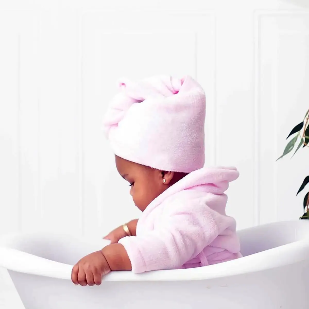 M&G House Newborn Photography Props Baby Bathrobe Set Pnk 6-13 Months | Soft Cotton, Cute & Fashion - view 8