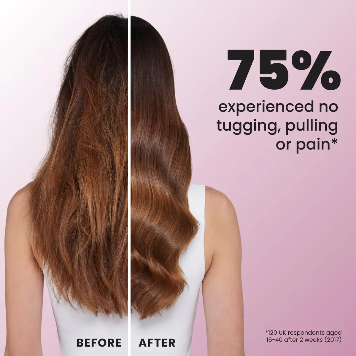 Tangle Teezer Ultimate Detangler Brush, Rosebud | Patented Two-Tiered Teeth Reduce Breakage - view 6