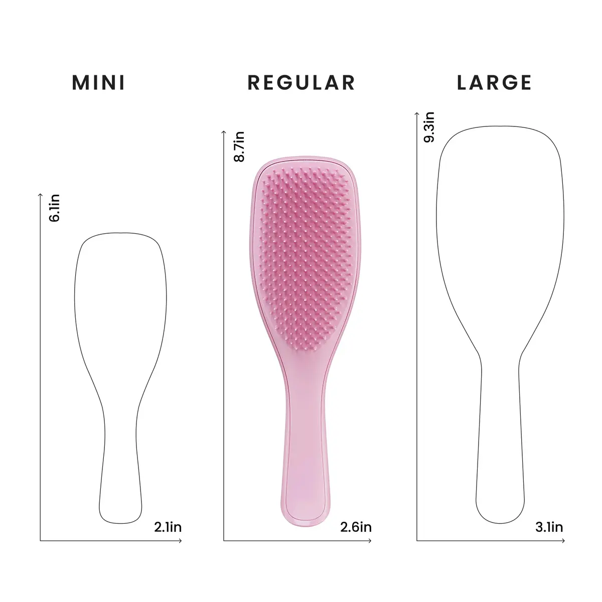 Tangle Teezer Ultimate Detangler Brush, Rosebud | Patented Two-Tiered Teeth Reduce Breakage - view 8