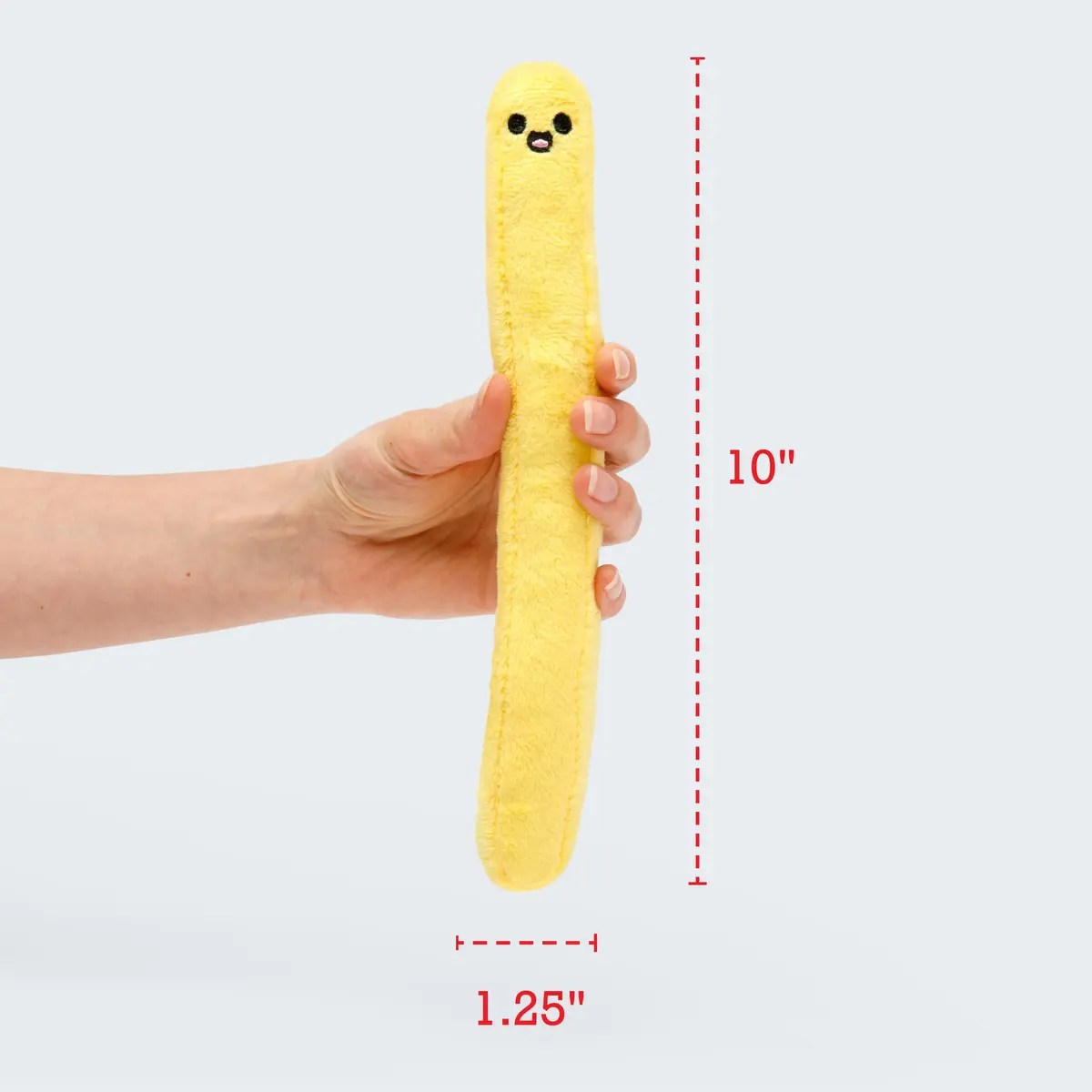 Relatable Emotional Support Fries Plush Toy Set 18 cm (7.25 in) | Soft Cuddly Toy with Carrying Basket - view 4
