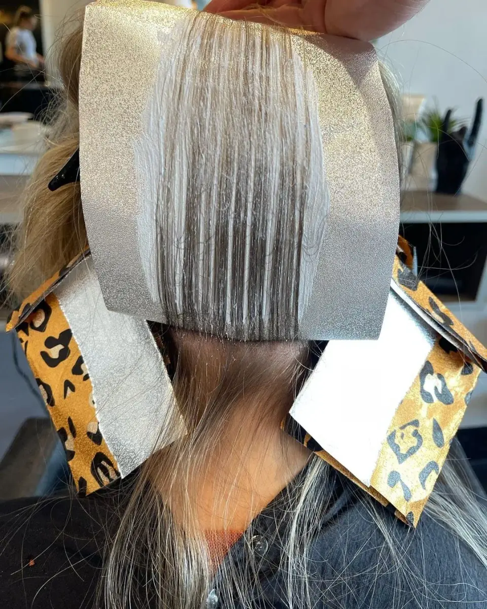 FRAMAR Party Animal Hair Foils For Highlighting, 500 Sheets | Fun Leopard Print Aluminum Foil - view 7