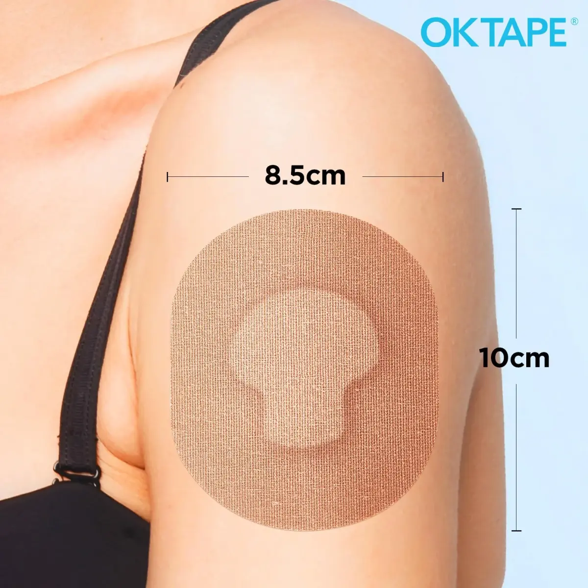 OK TAPE Adhesive Patches for Medtronic Guardian 15 Count (Pack of 1) Beige | Waterproof & Sweatproof CGM Patches - view 6