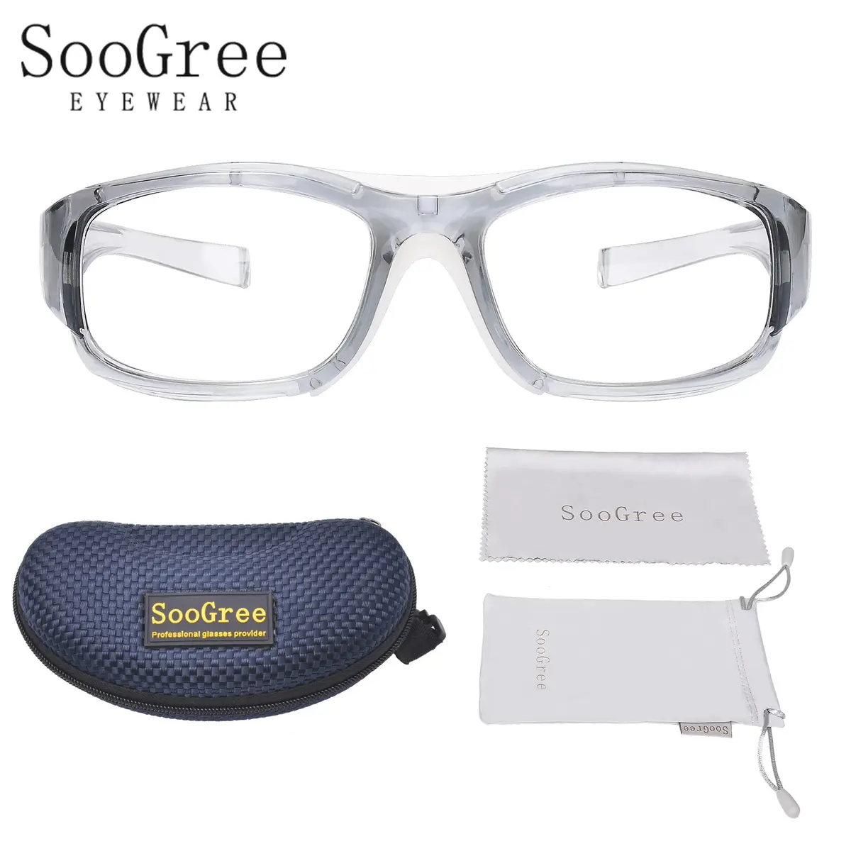 SooGree Sport Goggles Glasses Squash & Racquetball Impact-Resistant Impact - view 9