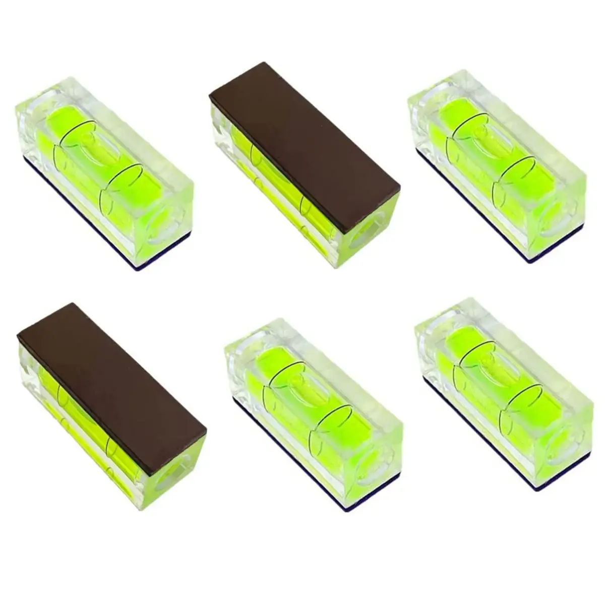 ZUJHPYMI Magnetic Small Bubble Level 10x10x29mm | 6-Piece Set - main product image