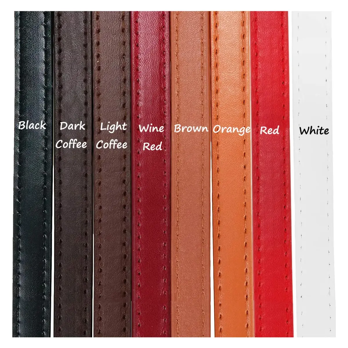 Semetall PU Leather Replacement Purse Straps 2 Pcs 65cm to 71cm | Adjustable Bag Handles for Handbags & Shoulder Bags - view 2