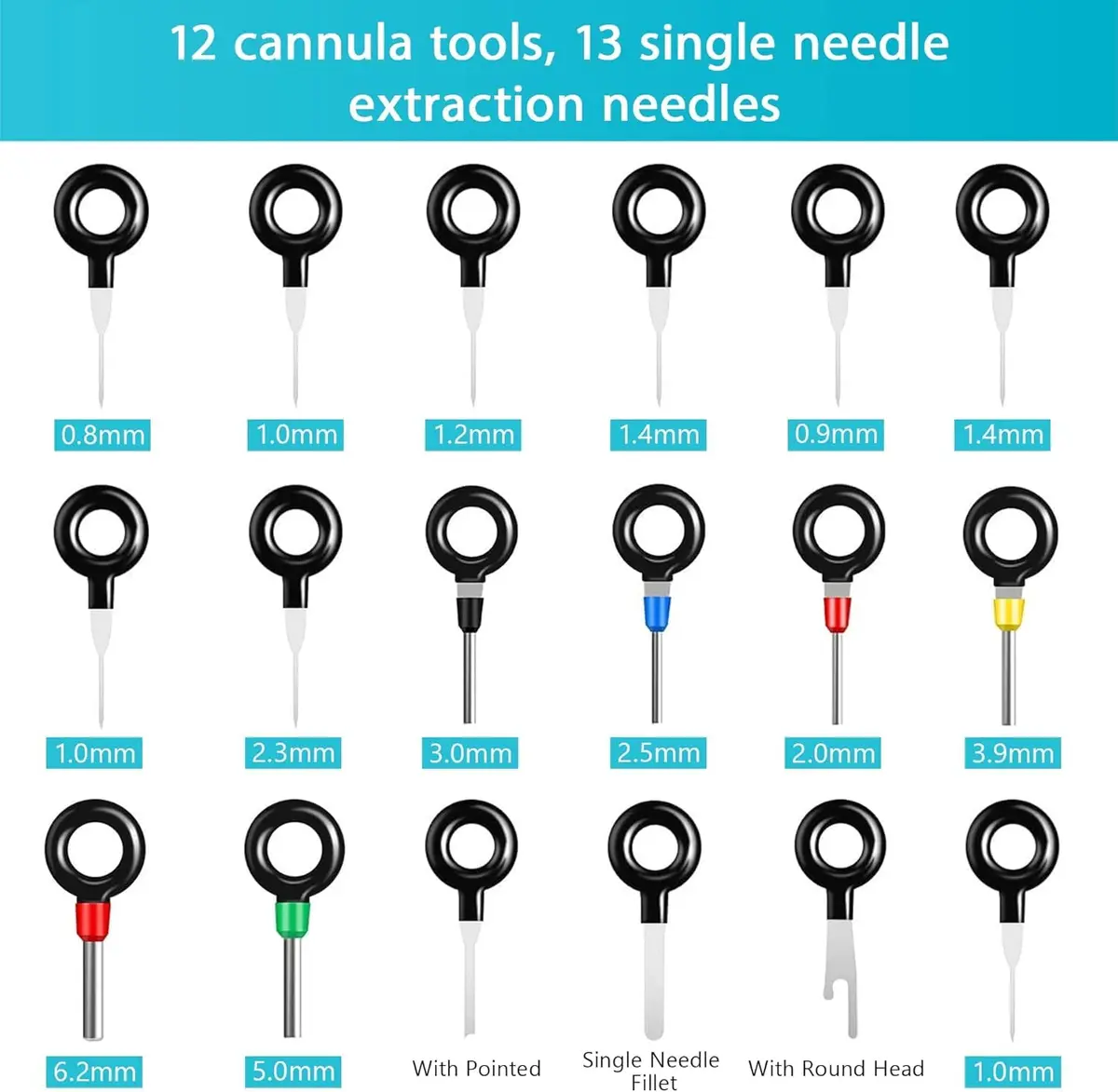 Kikerike Terminal Removal Tool Kit 45 Pcs | Automotive Electrical Connector Pin Extractor - view 2