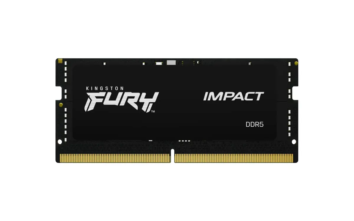 Kingston FURY Impact 64GB (2x32GB) 4800MT/s DDR5 CL38 SODIMM XMP Ready Laptop Memory Kit - view 2