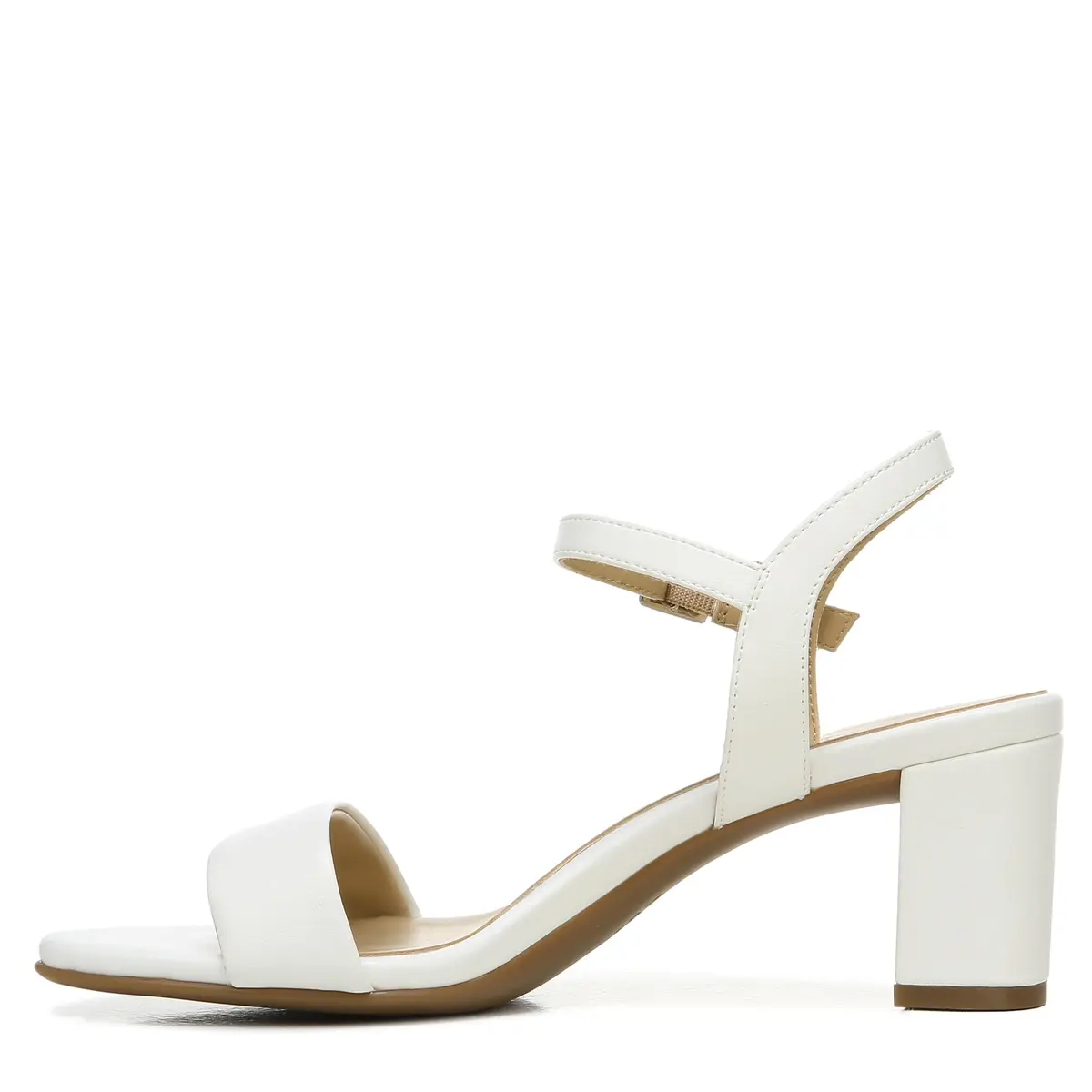 Naturalizer Bristol Heeled Sandal White 6 M | Minimalist Style with All-Day Comfort - view 9