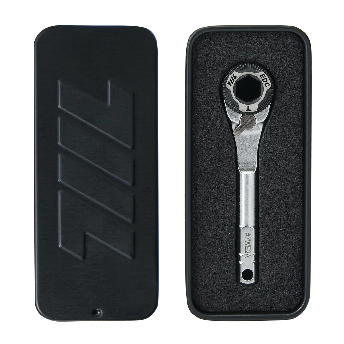 711L 1/4" EDC Ratchet Wrench MK2 with Geared Thumb Wheel | Compact, Alloy Steel, Taiwan Made - main product image
