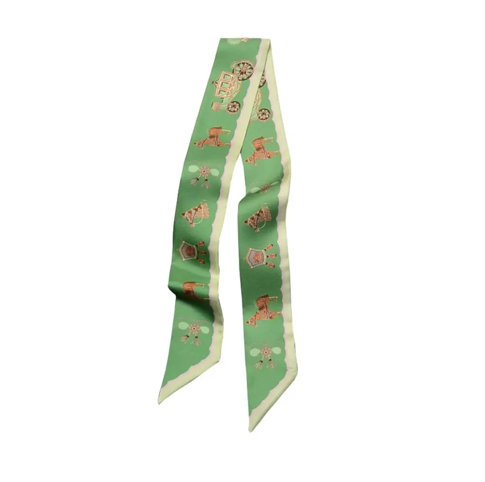 JERLA Mulberry Silk Scarf for Women | 33.5"×1.97" | Multi-Use Silk Accessory - main product image